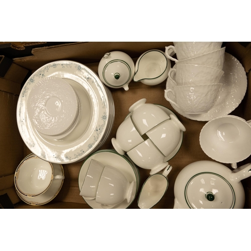 31 - A mixed collection of items to include Spode Cabbage ware trio's, Royal Doulton Angelique patterned ... 