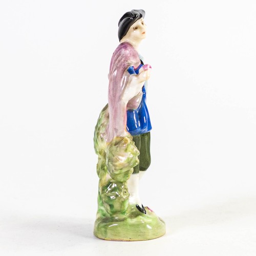 1035 - Royal Doulton early miniature figure The Shepherdess M17, c1930s. Minute nip to base edge at rear.