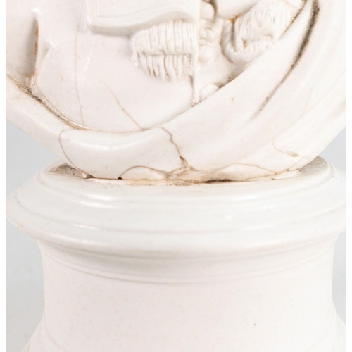 683 - Early Wedgwood bust of John Milton, thought to be a trial for a bust after John Flaxman. 19.5cm in h... 