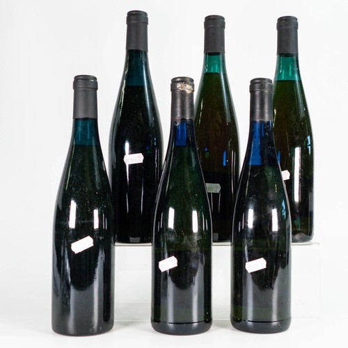 1409 - Six bottles of 70cl Bottles Rudesheimer Rosengarten 1986 Ferdinand Pieroth (white wine) & Pieroth Bl... 