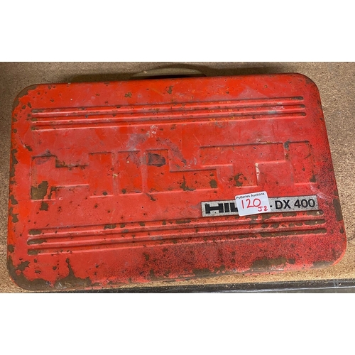 67 - Hilti DX400 Nailgun in original box complete with nails