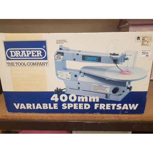 470 - New in box draper branded 400mm variable speed fretsaw