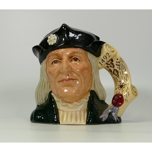 268 - Royal Doulton Large Character Jug Christopher Columbus D6891