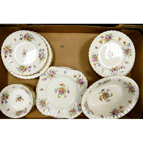 66 - A large collection of Minton Marlow pattern tea & coffee ware to include tea & coffee services, trio... 