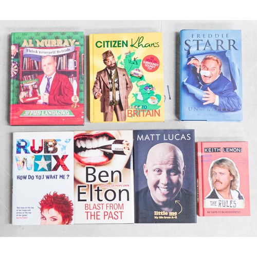 84 - A large collection of signed hardback Comedy related Books including Kevin Bridges, John Bishop, Joh... 