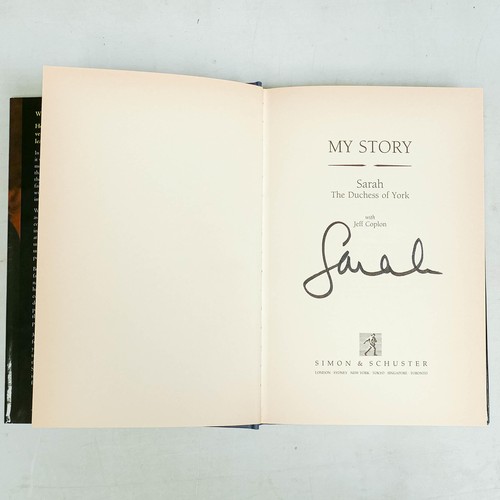 85 - A large collection of signed hardback Books including Jeremy Paxman, Chris Moyles, Martine, Sarah Th... 