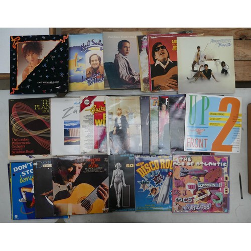 87 - A collection of 1970's, 80's & later LP records to include - Classical, Pop, Easy listening, Boxed s... 