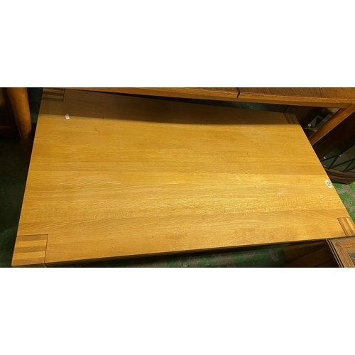 614 - Modern Solid Oak Coffee Table 130cm W x 70cm D x 43cm H