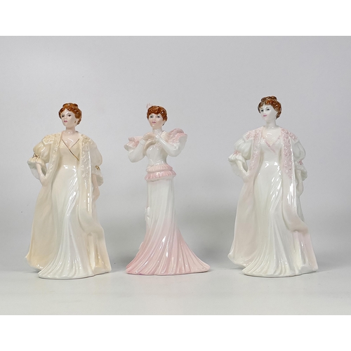 486 - Coalport Figures to include Attraction, Demure & Panache