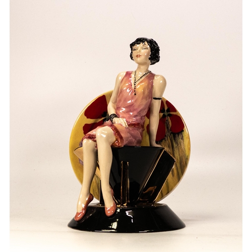 493 - Peggy Davies for Kevin Francis figure Young Clarice Cliff Renaissance , limited edition, boxed with ... 