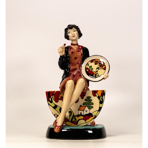 495 - Peggy Davies for Kevin Francis figure Clarice Cliff The Artisan, limited edition, boxed with cert