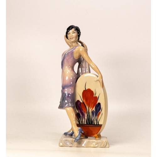 496 - Carltonware figure Clarice Cliff The Sunshine Girl, limited edition