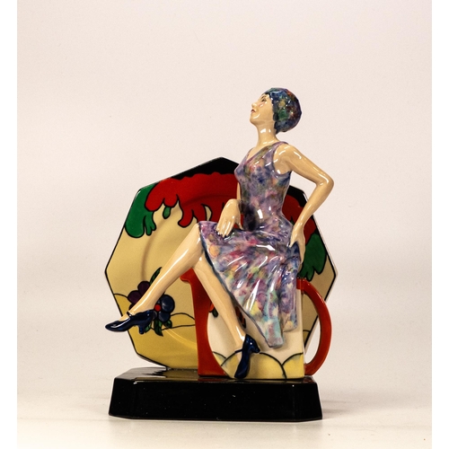 497B - Peggy Davies for Kevin Francis figure Tea With Clarice Cliff, limited edition, boxed with cert