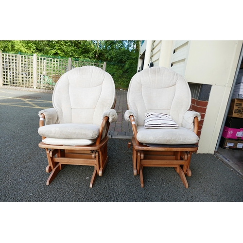 612 - Two Dutalier Nursing Chairs