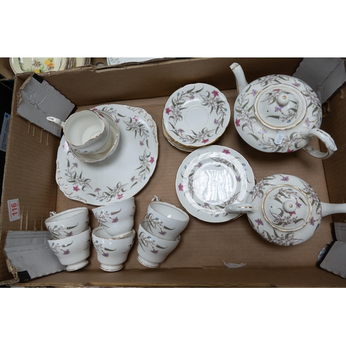 116 - Paragon Floral Decorated 23 piece tea set