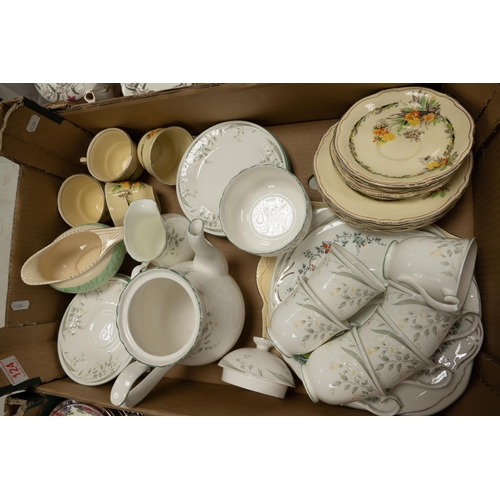 124 - A mixed collection of items to include Royal Albert For All Seasons patterned tea set, Grimwades Roy... 