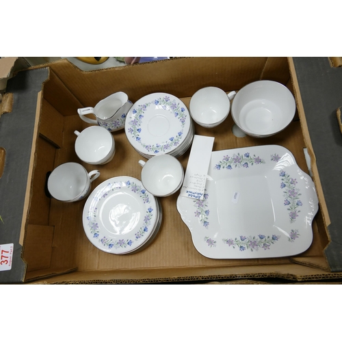 377 - Spode Majestic patterned part tea set