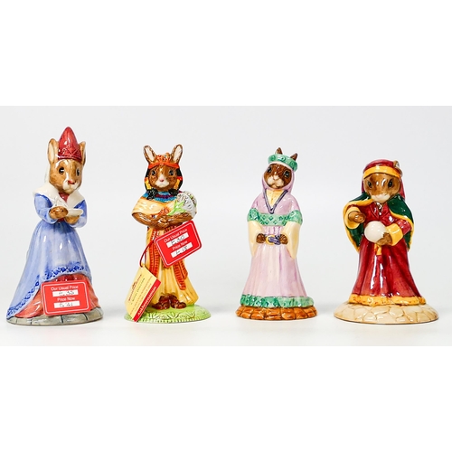 42 - Royal Doulton Bunnykins figures to include Ankhesenamun DB295, Maid Marion DB245, Sundial DB213 and ... 