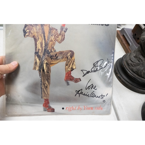 54 - A collection of Signed Lp & 12