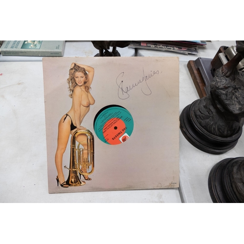 54 - A collection of Signed Lp & 12