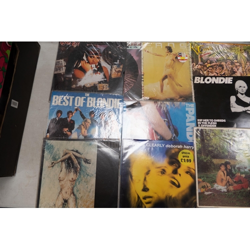 57 - A collection of 1980's & later Lp Records & 12