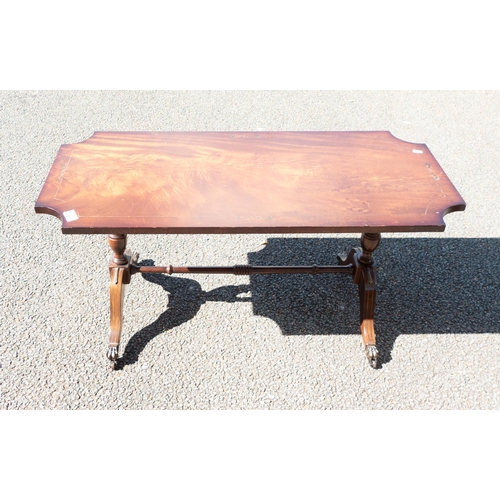 659 - Reproduction Inlaid Coffee Table