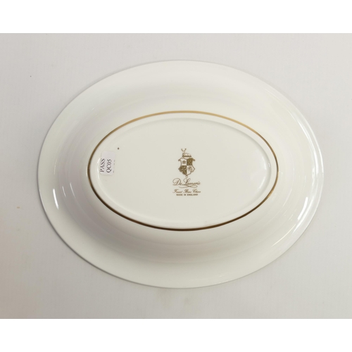 2 - De Lamerie Fine Bone China Special Commision Oval Open Veg Bowl , specially made high end quality it... 