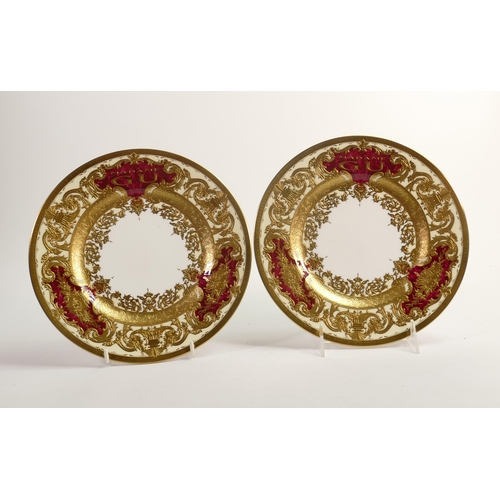 11 - De Lamerie Fine Bone China Special Commission Royale for Superyacht Madame Gu Patterned Salad Plates... 