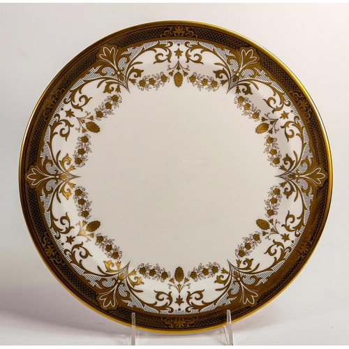 52 - De Lamerie Fine Bone China Chatsworth Garland patterned large circular serving dish, specially made ... 