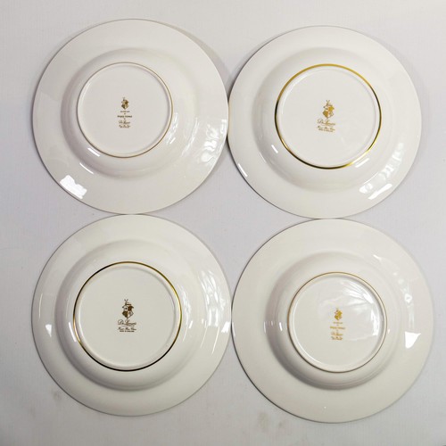 57 - De Lamerie Fine Bone China Chatsworth Garland patterned rimmed bowls, specially made high end qualit... 