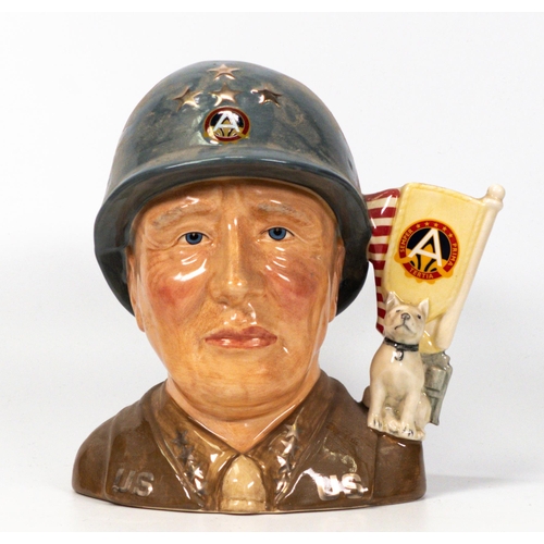 101 - Royal Doulton large character jug General Patton D7026, limited edition