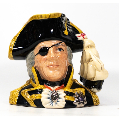 107 - Royal Doulton large character jug Vice Admiral Lord Nelson D6932, limited edition