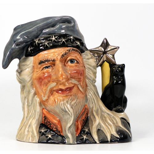 117 - Royal Doulton Large Character Jug The Wizard D6862