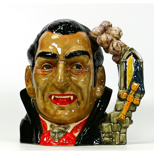 79 - Royal Doulton Large Character Jug Count Dracula D7053 - character jug of the year 1997.