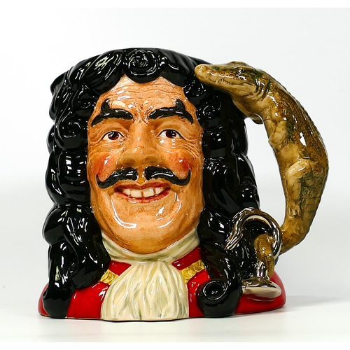 85 - Royal Doulton large Character Jug Captain Hook D6947