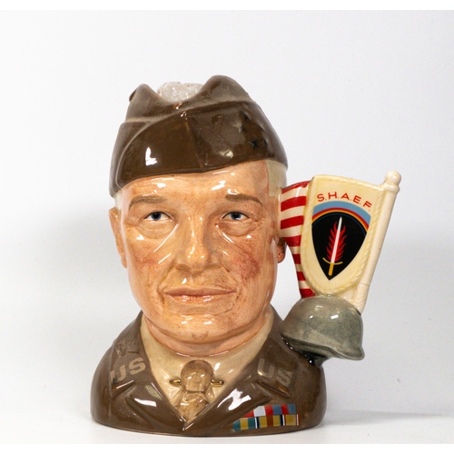 97 - Royal Doulton large character jug General Eisenhower D6937 from the Great Generals collection limite... 