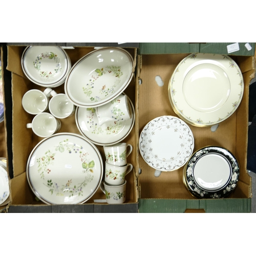 57 - A mixed collection of items to include Royal Albert Bitter Sweet Patterned ironstone ware, Royal Dou... 