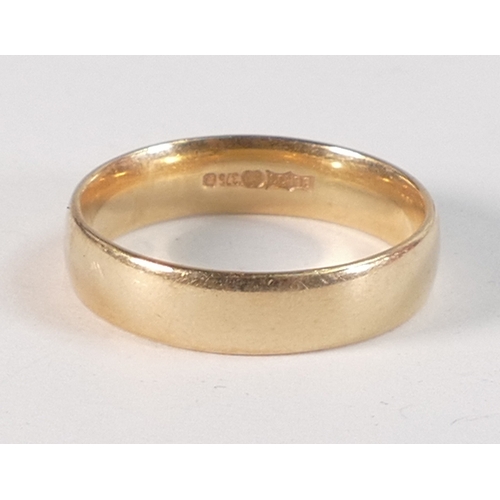 789 - 9ct gold wedding ring, size L,2.6g.