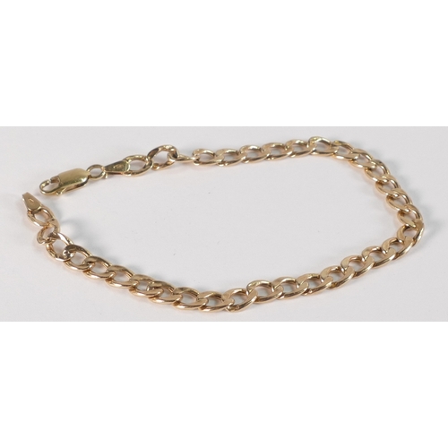 790 - 9ct gold bracelet, 3.5g.