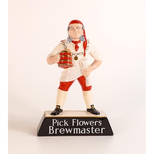 564 - Pick Flowers Brewmaster Advertising Bar Figure By Carltonware, height 22cm