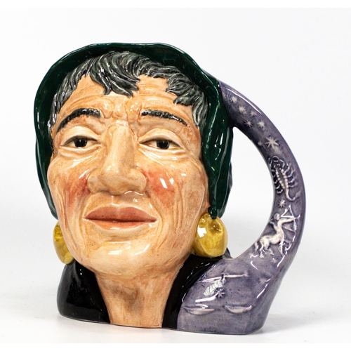 164 - Royal Doulton large character jug Fortune Teller D6497