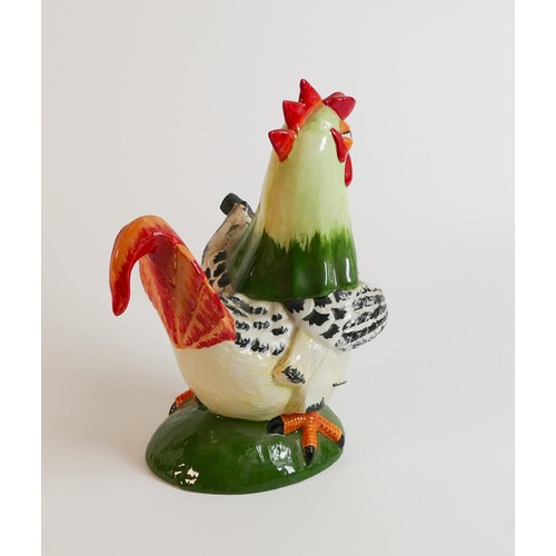 1 - Lorna Bailey Rocking Rooster with guitar. Limited edition 1 of 60. Height 26cm