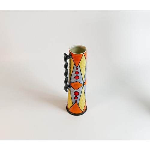 5 - Lorna Bailey large Aztec patterned jug, limited edition, Old Ellgreave backstamp, height 30cm