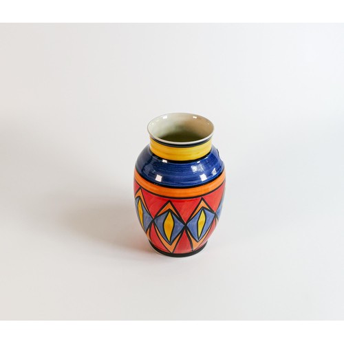 15 - Lorna Bailey large Roman pattern vase, limited edition, Old Ellgreave backstamp, height 19cm