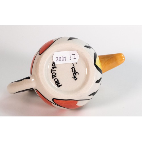 55 - Lorna Bailey prototype Duck cream jug. Released in February 2005
