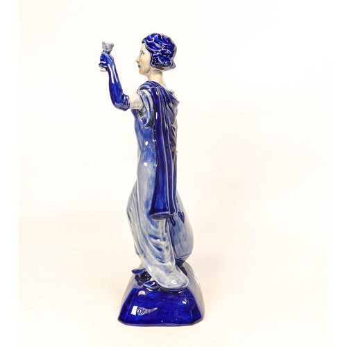 87 - Kevin Francis / Peggy Davies Blue Fusion figure Charlotte Rhead