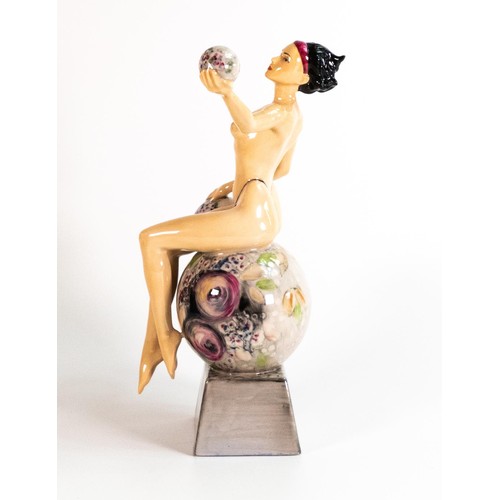 120 - Peggy Davies Isadora figurine. Artist original colourway 1/1 by Victoria Bourne