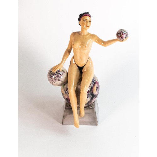 120 - Peggy Davies Isadora figurine. Artist original colourway 1/1 by Victoria Bourne