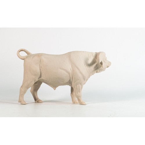 124 - Wade World of Survival Bisque figure African Cape Buffalo, height 13cm. This was removed from the ar... 