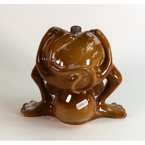 142 - Wade novelty Monkey spirit decanter, unmarked, height 13cm. This was removed from the archives of th... 